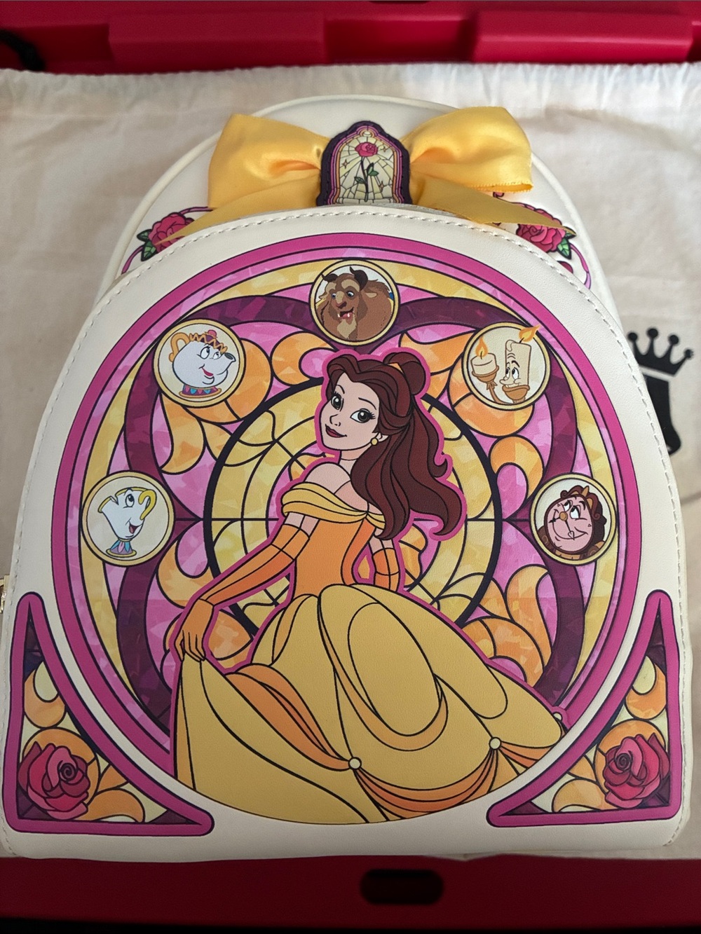 Belle Stained-Glass Mini Backpack